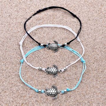 Trio of Turtle Anklets