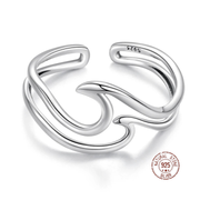 Twin Wave Ring