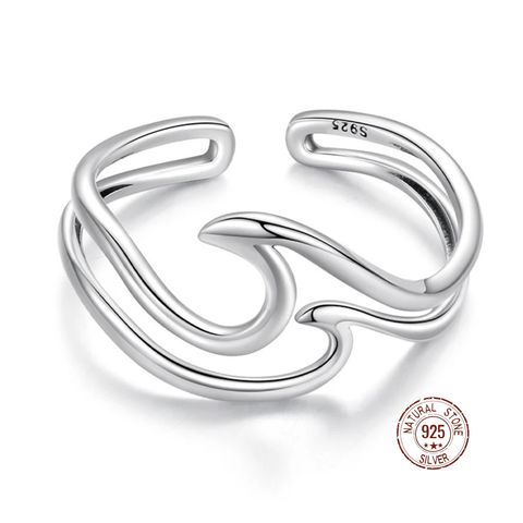 Twin Wave Ring