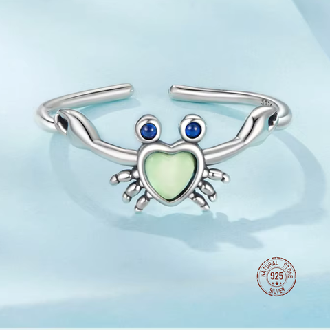 Ocean Heart Crab Ring