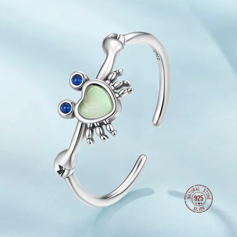 Ocean Heart Crab Ring