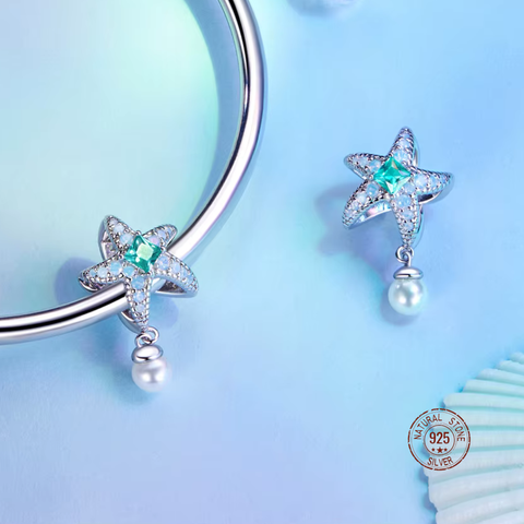 Ocean Star Pearl Charm