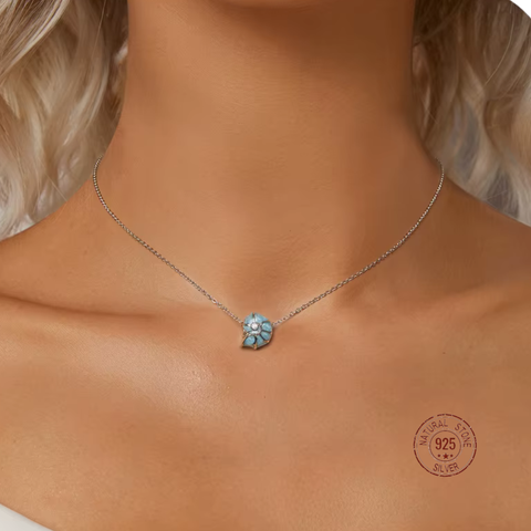 Ocean Spiral Shell Charm