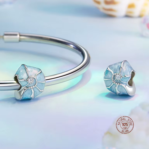 Ocean Spiral Shell Charm