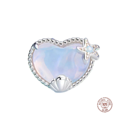 Ocean Heart Charm