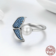 Dolphin Tail Adjustable Ring