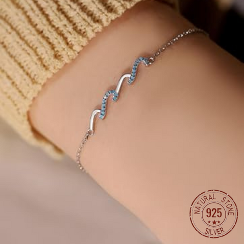 Ocean Wave Anklet