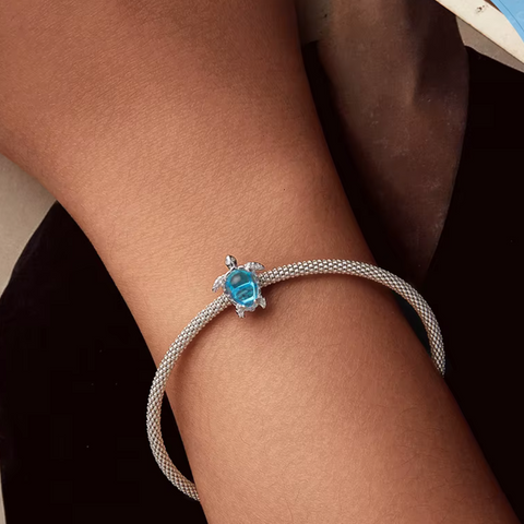Blue Spirit Turtle Charm