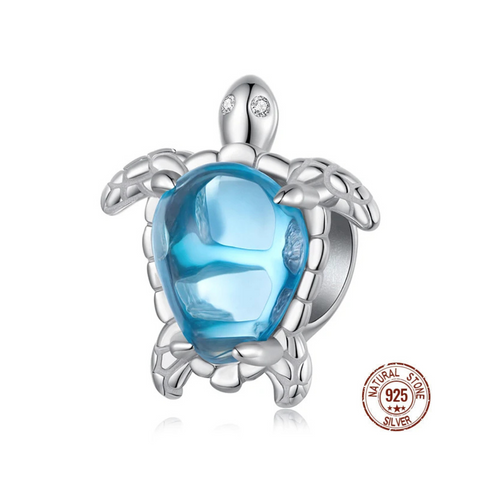 Blue Spirit Turtle Charm