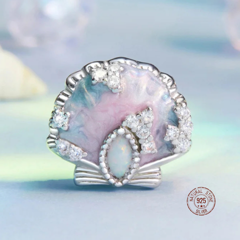 Pink Tide Seashell Charm