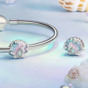 Pink Tide Seashell Charm