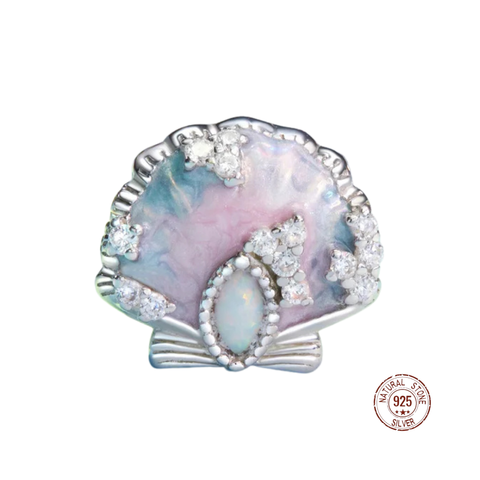 Pink Tide Seashell Charm