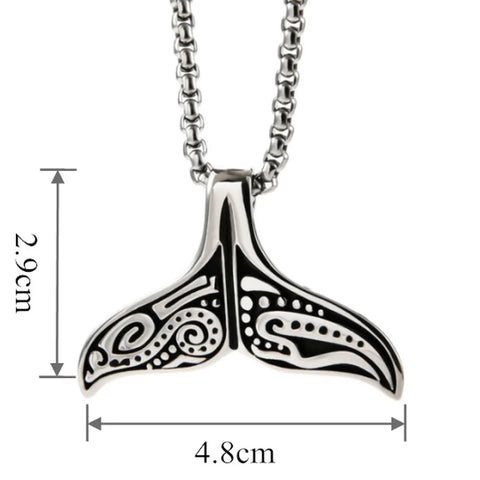 Maori Whale Tail Necklace
