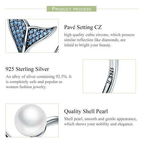 Dolphin Tail Adjustable Ring