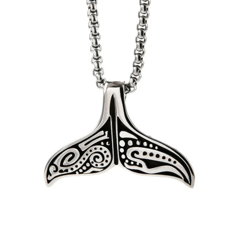 Maori Whale Tail Necklace
