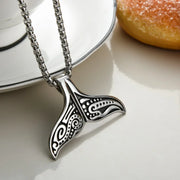 Maori Whale Tail Necklace