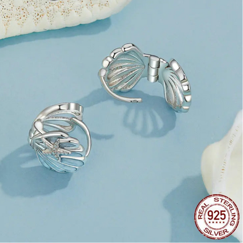 Ocean Star Shell Earrings