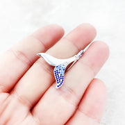 Blue Whale Tail Pendant