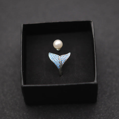 Dolphin Tail Adjustable Ring
