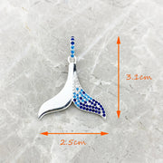 Blue Whale Tail Pendant