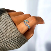 Wave Silver Ring