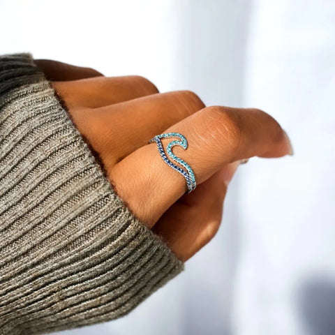 Wave Silver Ring