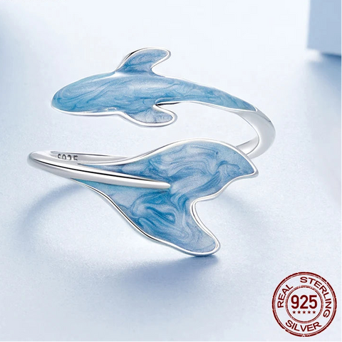 Blue Guppy Ring