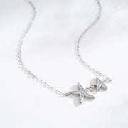 Shimmering Starfish Necklace