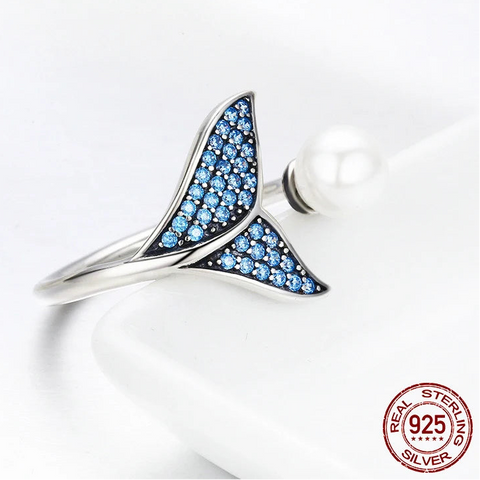 Dolphin Tail Adjustable Ring