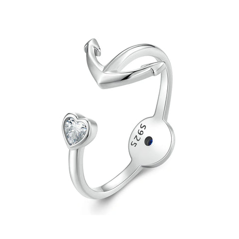 Anchor Compass Ring