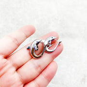 Hoop Earrings Dolphin
