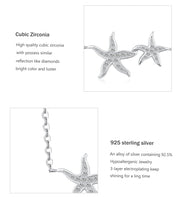 Shimmering Starfish Necklace