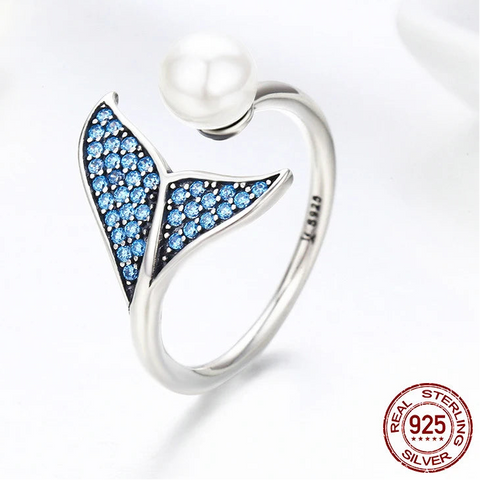 Dolphin Tail Adjustable Ring
