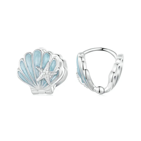 Ocean Star Shell Earrings