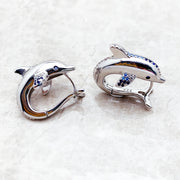 Hoop Earrings Dolphin