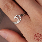 Twin Wave Ring