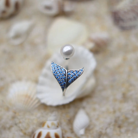 Dolphin Tail Adjustable Ring