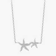 Shimmering Starfish Necklace