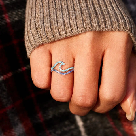 Wave Silver Ring