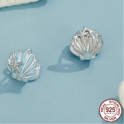 Ocean Star Shell Earrings