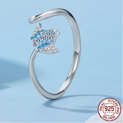 Marine Manta Ring