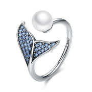 Dolphin Tail Adjustable Ring