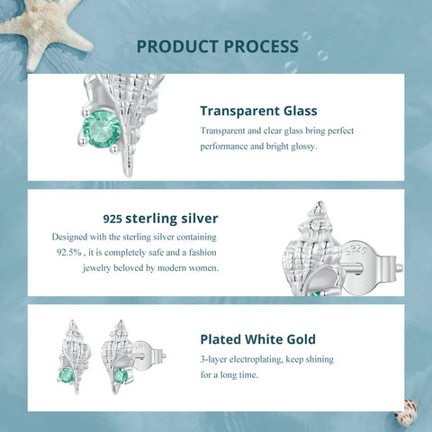 Ocean Shell Earrings