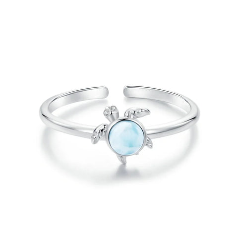 Turtle Silver Ring