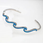 Wave Blue Opal Bangle