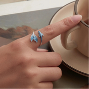 Blue Guppy Ring