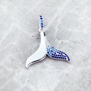 Blue Whale Tail Pendant