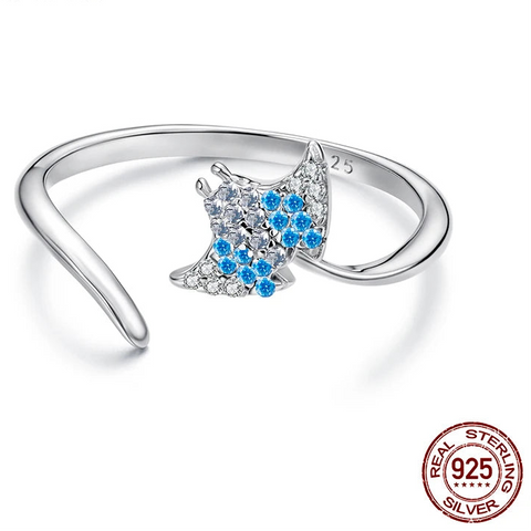 Marine Manta Ring
