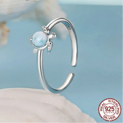 Turtle Silver Ring