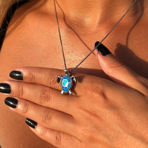 Turtle Necklace Set